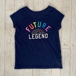 🌈 FUTURE LEGEND Navy Rainbow Graphic T-Shirt 🌈